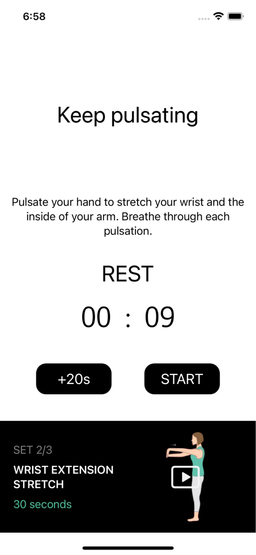 Tip 2 in workout player