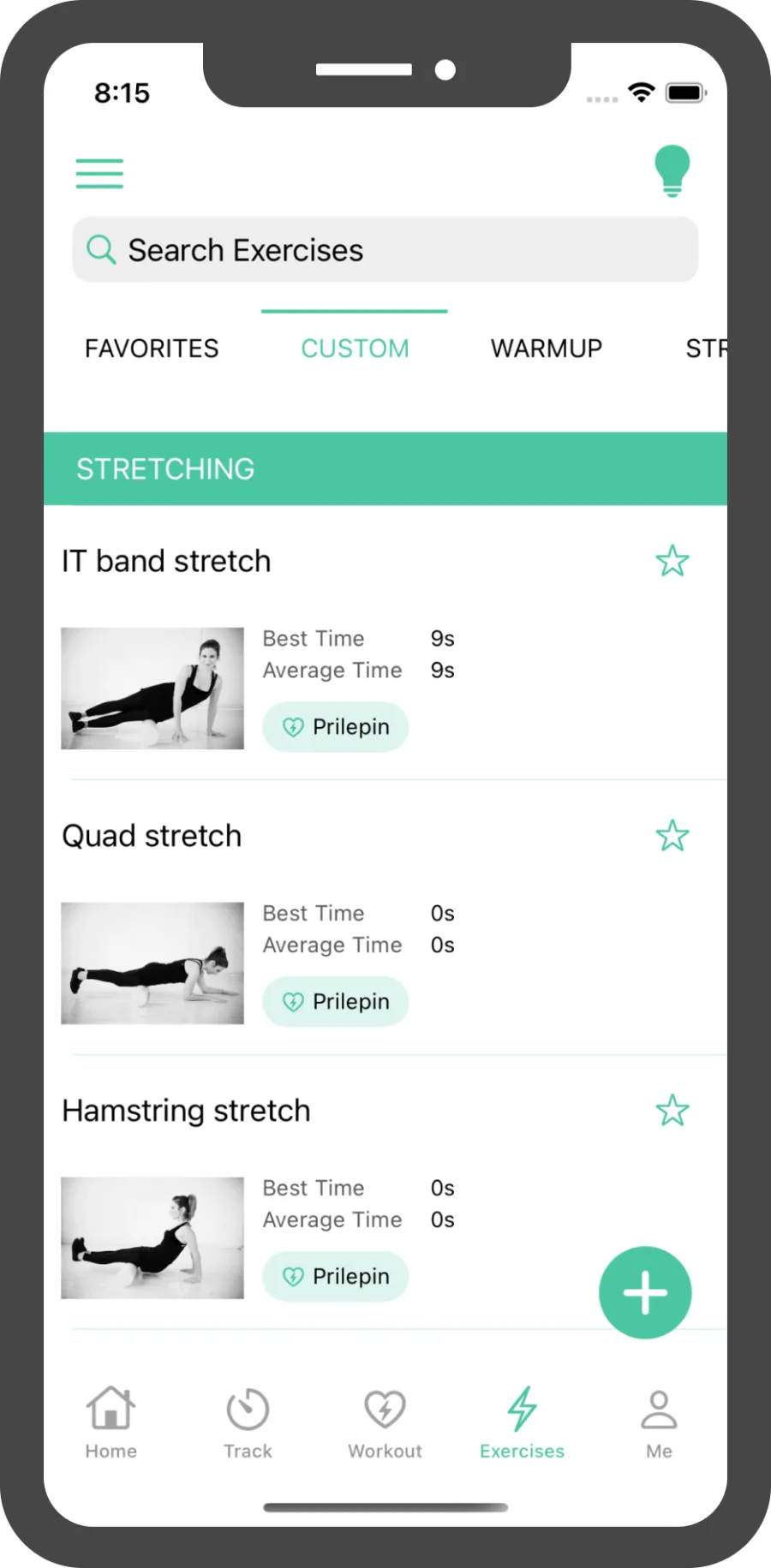 Create Custom Exercises