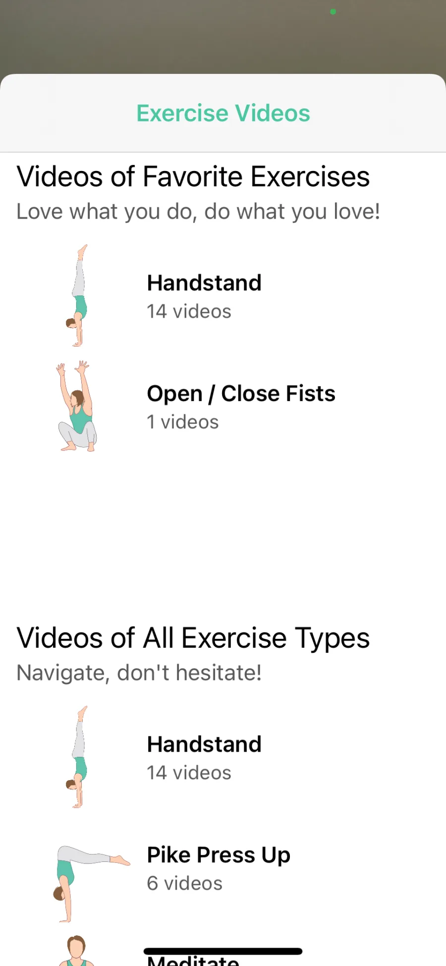 Gallery by exercise