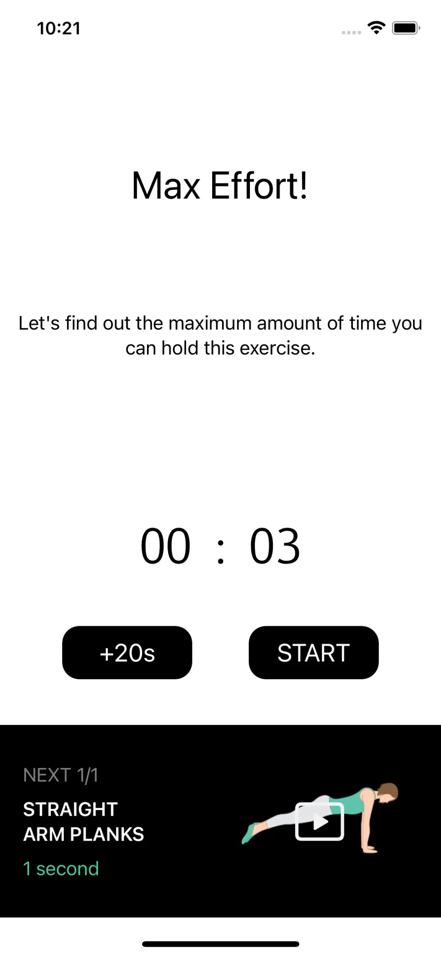 Max effort