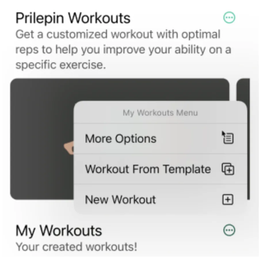 New Workout