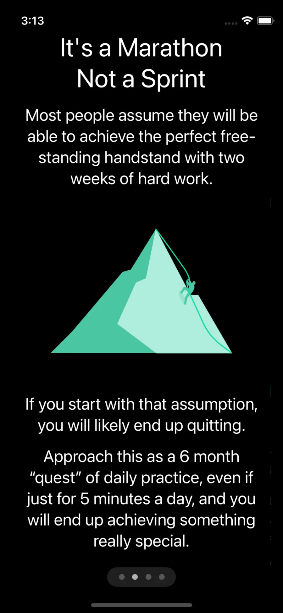 It's a Marathon. Not a Sprint.