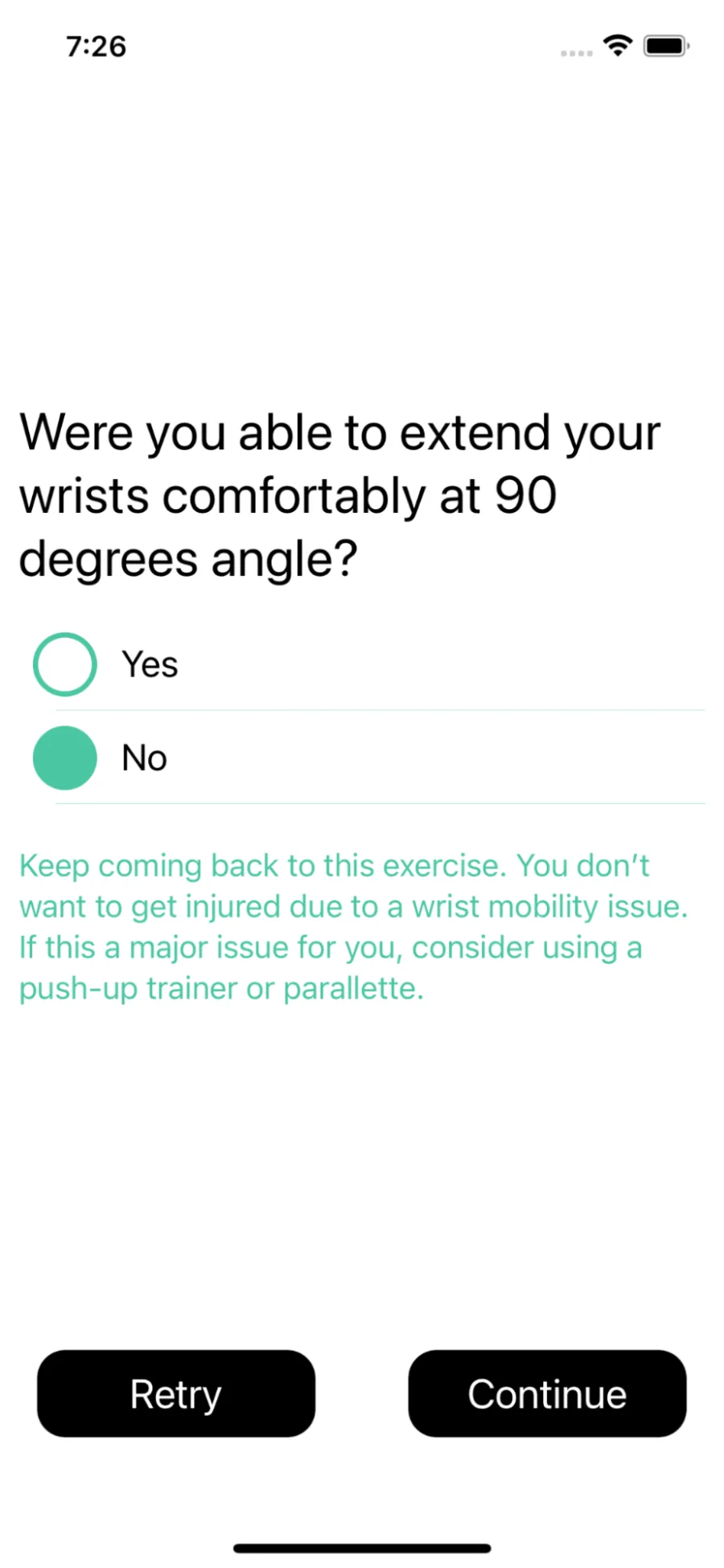 Eval Tip 2 in workout player