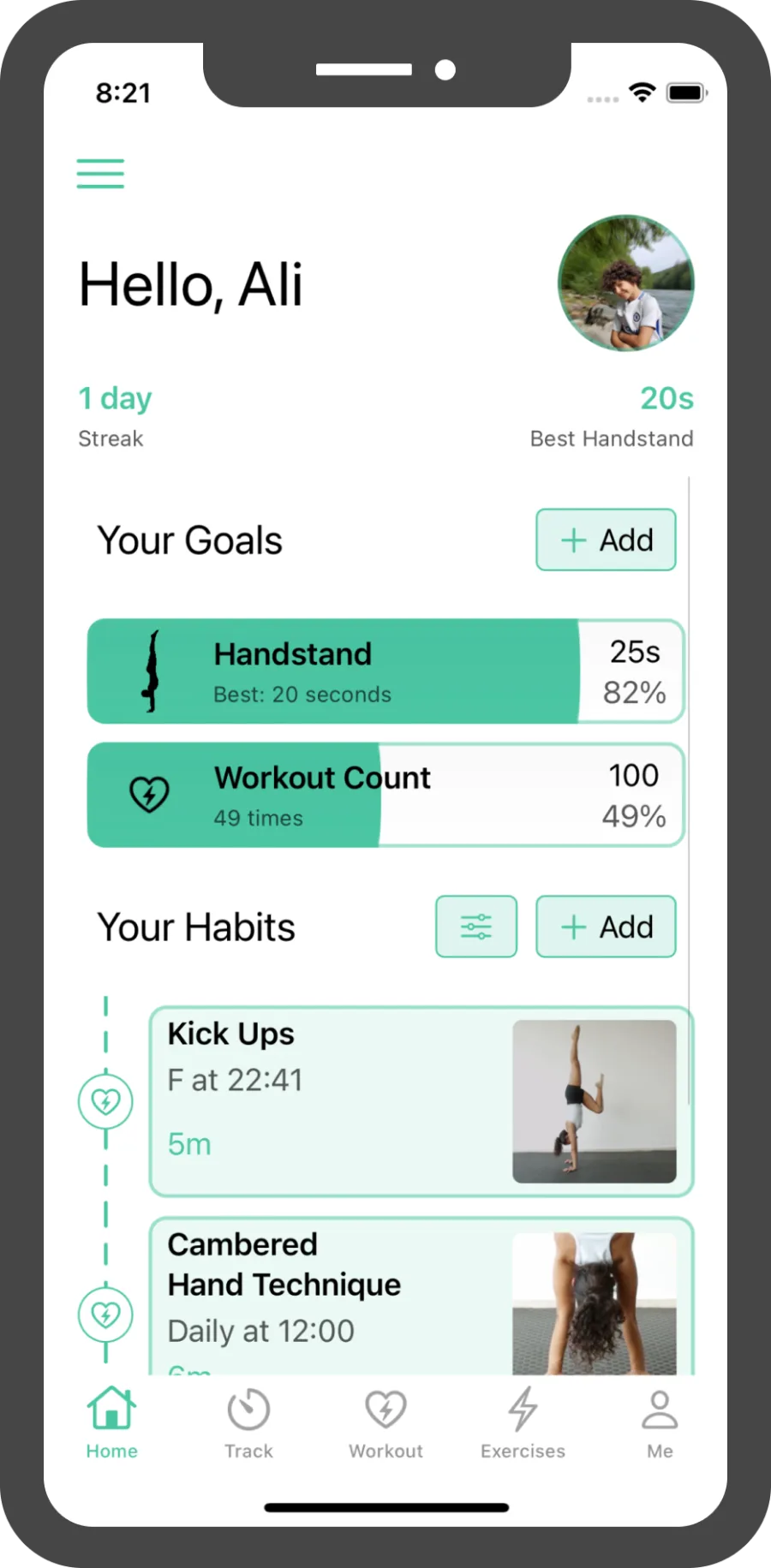 Set goals and start habits